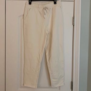 Cream joggers